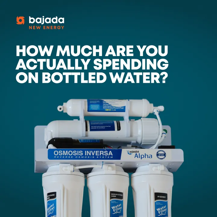 Bajada New Energy ad: How much are you actually spending on bottled water?